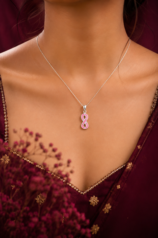 925 Sterling Silver Infinity Pendant