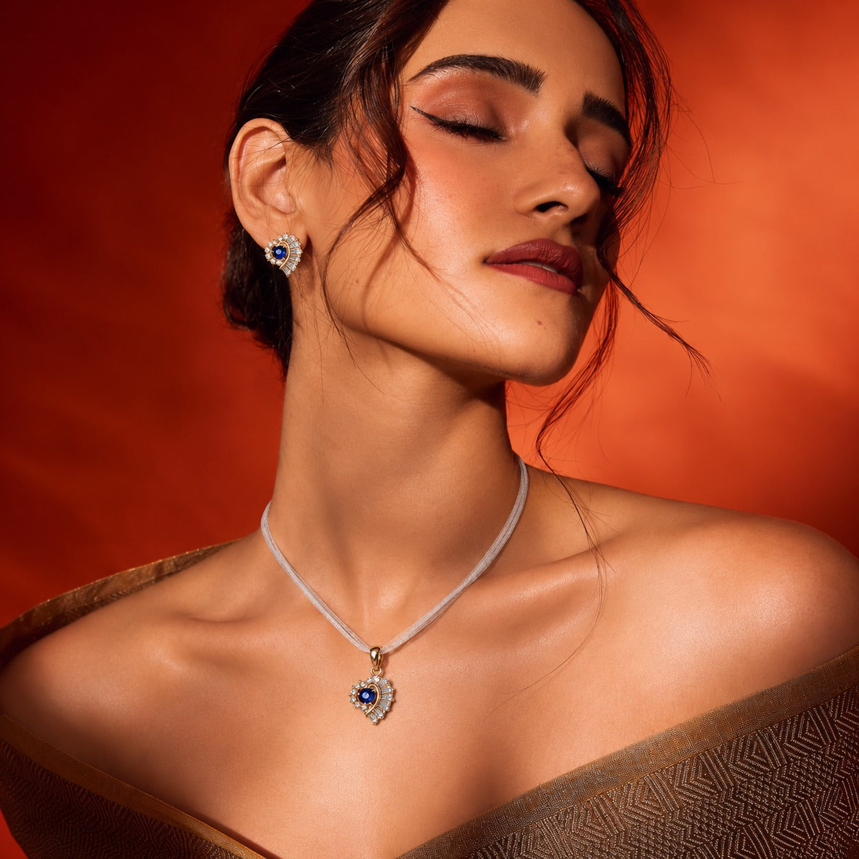 925 Sterling Silver Pendant and Earring Sets