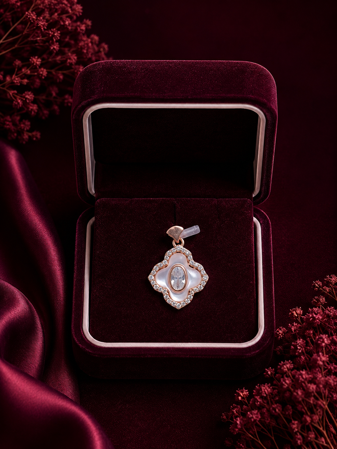 925 Sterling Silver Oval Stone Pendant