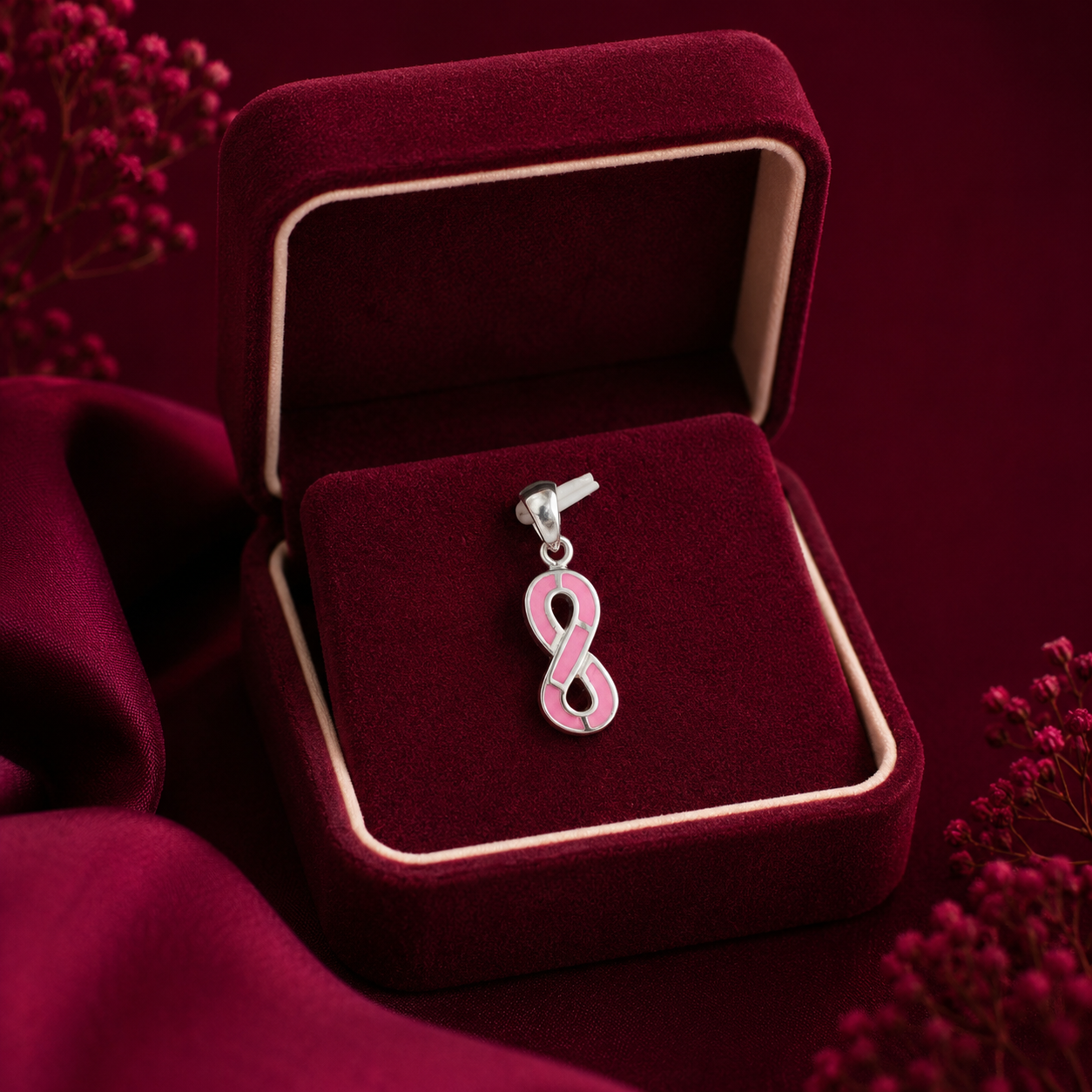 925 Sterling Silver Infinity Pendant