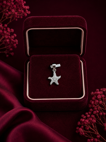 925 Sterling Silver Starfish Pendant